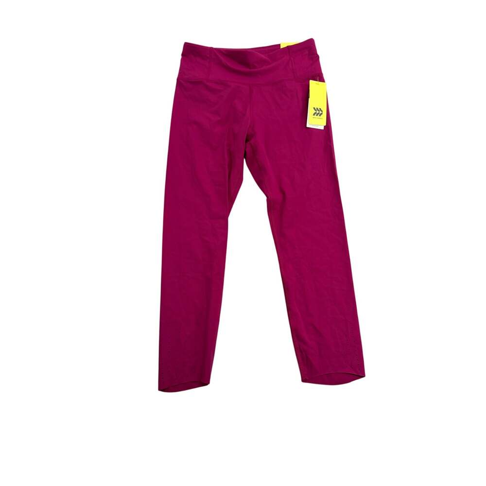 All in Motion Women's Cranberry Sleek Run Capri Leggings - Size Medium - NWT
